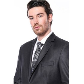 Resim Wessi 4 Drop Füme Klasik Kesim Takım Elbise Füme 