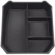 Resim Anjiexun Tesla Cybertruck 2024 Kol Dayama Bölmesi Saklama Kutusu 