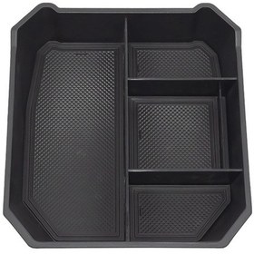 Resim Anjiexun Tesla Cybertruck 2024 Kol Dayama Bölmesi Saklama Kutusu 