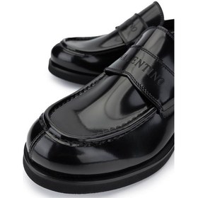 Resim Valentino Valentıno Erkek Hakiki Deri Siyah Loafer Ayakkabı 667 20834 Erk Ayk Y25 Nero Siyah 