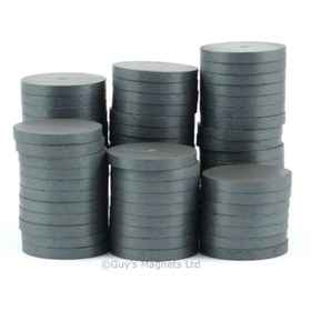 Resim EXİZ TİCARET 100 Adet 15 Mm X 3mm Yuvarlak Kömür Mıknatısı-duvar Süsü - Nikah Şekeri - Deney Malzemesi Mıknatıs 