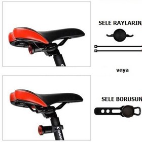 Resim Asistan Parla R600+ Bisiklet Usb Arka Işık 