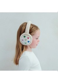 Resim Mimi & Lula Peluş Kulaklık - Jazzy Heart Mavi 