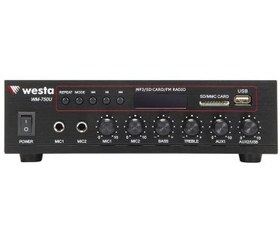 Resim Westa WM-750U 80W Mikser Amfi 