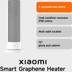 Resim Xiaomi Smart Graphene Heater 2000 W Seramik Isıtıcı (Xiaomi Türkiye Garantili) 