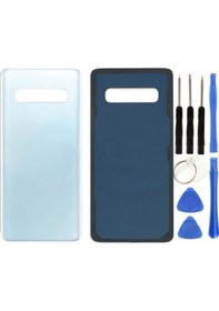Resim Samsung S10 Plus Sm-g975f Uyumlu Arka Pil Kapağı Beyaz + Tamir Seti Çok Renkli 