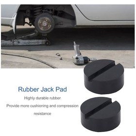 Resim Vkemall 2 Adet Kauçuk Araba Jek Pady, 2-4 Ton Yük Taşıma, Araba/suv Yükseltme, Zımpara Ve Çerçeve Koruması 
