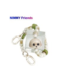 Resim Teddy Ayıcık Figürlü Seramik Telefon Askısı Ve Charm Bileklik - Sevimli Ve Şık Tasarım 