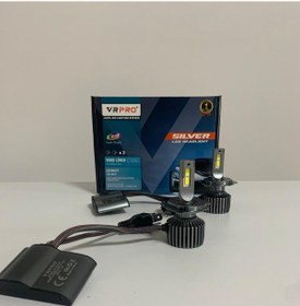 Resim Sılver H4 Led Far Ampulü 60waat 18 Bin Lümen 12v 24v Uyumlu 