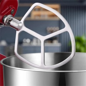 Resim Celestial Collection Kitchenaid 5qt-6qt Için Kase Tilt-Head Stand Mikserleri Ek Paslanmaz Çelik Düz Çırpıcı+ Spiral Hamur Kancası (Yurt Dışından) 
