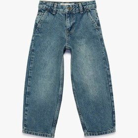 Resim Koton Baggy Petrol Erkek Çocuk Jean Pantolon 6skb40046td 