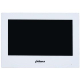 Resim Dahua VTH2621GW-P 7" TFT LCD Dokunmatik Ekran Çok Yönlü Mikrofon Villa Tipi İntercom İç Ünite Beyaz Kasa 