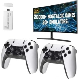 Resim Epilons 3D 4K Hd 2.4g Game Stick 4K Ultra Hd Oyun Konsolu Çift Kollu 