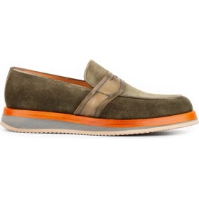 Resim Zerbay Suthep Mikrolight Taban Süet Deri Erkek Loafer Ayakkabı Loafer Klasik 