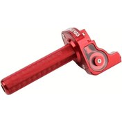 Resim Motion003 7/8 Cnc Alüminyum Motosiklet Gidon Sapları Kırmızı Hızlı Eylem Gaz Fren Kolu K 