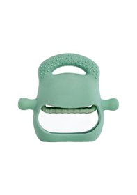 Resim Koyu Yeşil Bebek Silikon Diş Kaşıyıcı Çok Renkli 