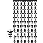 Resim Dekoratif Yarasa Dize Bayrak Kapı Perdesi Parti Sahne Düzeni Sahne Siyah 