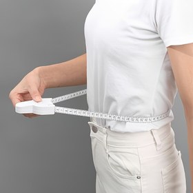 Resim 1 adet Geri Çekilebilir Vücut Ölçü Bandı - Bel, Göğüs ve Uyluklar için Yumuşak Plastik Fitness Ölçüsü Kemeri, Kemer Klipsi ile Kolay Okunabilir, Ev ve Spor Salonu Kullanımı için İdeal, Bel Ölçü Bandı|Geri Çekilebilir Ölçü Bandı|Dayanıklı Plastik İnşaat 