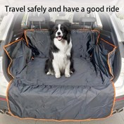 Resim 1 adet Dayanıklı Naylon Pet Mat Araba Bagajı için - Yapışmaz Saç, Kolay Temizlenebilir Seyahat Koruyucu Ped ile, Araba Gezilerinde Köpekler için İdeal, Köpek Araba Koltuk Kılıfı | Dayanıklı Kargo Liner | Güvenli Uygun Ped, Köpek Araba Aksesuarı 