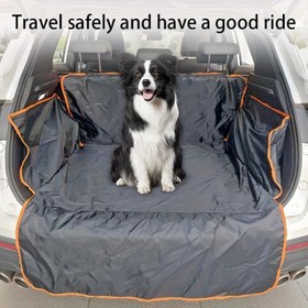 Resim 1 adet Dayanıklı Naylon Pet Mat Araba Bagajı için - Yapışmaz Saç, Kolay Temizlenebilir Seyahat Koruyucu Ped ile, Araba Gezilerinde Köpekler için İdeal, Köpek Araba Koltuk Kılıfı | Dayanıklı Kargo Liner | Güvenli Uygun Ped, Köpek Araba Aksesuarı 