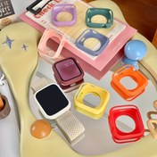 Resim 1 adet TPU Akıllı Saat Kılıfı, Hafif, Çizilmeye Karşı Dirençli, Su Geçirmez Yumuşak Kapak Apple Watch Serisi 1-49mm, Ultra/SE/10/9/8/7/6/5/4/3/2/1 - Moda Olan Delikli Tasarım, Akıllı Saat Kılıfı 