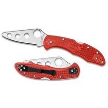 Resim Spyderco C11TR Delica Trainer Kırmızı Çakı 