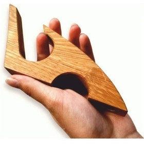 Resim Yapışkanlı Ahşap Askı,Banyo Askısı, Doğal Ahşap (2 adet) Y askı Diğer 