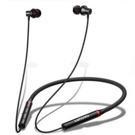 Resim LENOVO He05x Manyetik Neckband Kablosuz Bluetooth 5.0 Kulaklık Siyah 