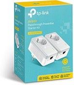 Resim STOREMAX oskyshopx Başlangıç Kiti Powerline Adaptör Priz Soketli TL-PA4010PKIT, AV600 Yeni brkjx 842385 