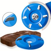 Resim Turbo Wood Carving Disk, 3.4.6 Dişli Karbür İçeriği, Yuvarlak Shank, Konvansiyonel Spiral Flüt, Yapışmaz Teflon Kaplama, Ahşap İşleme, Buz Heykeli, Çok Katmanlı Malzeme için Isıya Dayanıklı 
