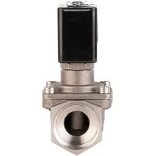 Resim Unox 220V AC Paslanmaz Kompresör Solenoid Valf Normalde Kapalı 3/4"(0,5-16 BAR) 