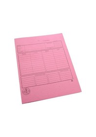 Resim Özkan Baro Dosyası 50'li Paket Pembe (30x34 cm) 