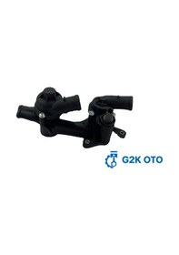 Resim Termostat 83 87 C Komple / Müşürlü 1.4 Tsı Golf Jetta Passat Tıguan Oem: 03c121111h 03c121111af 