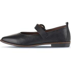 Resim Bueno Shoes Siyah Deri Kadın Babet 01WD3711 01WD3711 