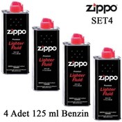 Resim Zippo Çakmak Benzini 4adet 