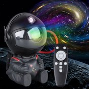 Resim 1 adet Astronot Yıldızlı Gökyüzü Projektörü Gece Lambası, USB Güçlü Batarya Gerektirmez, Erkek Odası Yıldızlı Gökyüzü Ortam Lambası, Yatak Odası Oturma Odası için Uygun, Arkadaşlar için Mükemmel Bir Hediye Olarak 