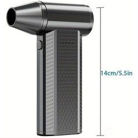 Resim Willowhaven Fourq Turbo Soğutucu Pembe Toz Üfleme 4 Hız 130000 Rpm 8000mah Type-c Şarj 