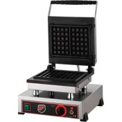 Resim Işıkgaz Tekli Kare Waffle Makinesi 