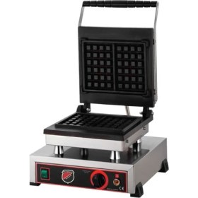 Resim Işıkgaz Tekli Kare Waffle Makinesi 