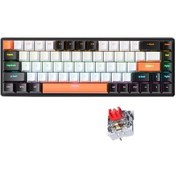 Resim 68 Tuşlu Mekanik Klavye 68 Tuş Düzeni Fn Kısayolu Tam Gölgelenme Önleyici Renkli Arka Aydınlatma Çok 