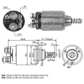 Resim ZM 12V MARŞ OTOMATİĞİ BOSCH TİPİ BMM SOL 