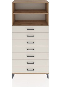 Resim Hyperion Dolap 2 Raflı 7 Çekmeceli 88x44x182 Çam-aytaşı Çam 