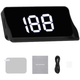 Resim Skycity Araç Üstü Görüntüleyici, Gerçek Zamanlı Hız Gösterimi, Işık Algılama Sistemi, Yansıtıcı Filmi İle, Beyaz Yazı Tipi, Usb 5v, Evrensel Uyumlu 