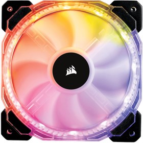 Resim Corsair HD120 High Performance PWM RGB 120 mm Fan (Fan Kontrolcülü) 