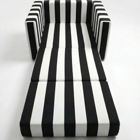 Resim Çocuk Koltuğu Komple Sünger Katlanabilir Yataklı Minder Yatak 0-4 Yaş Siyah Beyaz Taraftar Desen Standart 