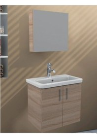 Resim Ece Banyo Slim Smart 60 Cm Banyo Dolap Seti 22Sss028060E 