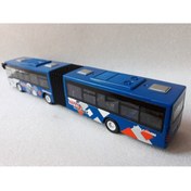 Resim MODEL Otobüs Oyuncak Körüklü Otobüsü Kırılmaz Metrobüs Sarı 