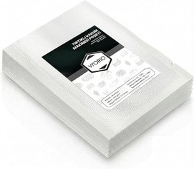 Resim VI'ORIO 50 Adet Tırtıklı Vakum Makinesi Poşeti Torbası (SEÇENEKLİ) (20x30cm) 