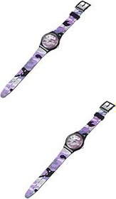 Resim SOIMISS 2 Adet Karikatür Kamuflaj Izle Erkek Saatler Çocuklar Için Saatler Çocuk Hediyeler Moda Izle Erkek Izle Okunması Kolay Izle Kız Saatler Biraz Taze Pvc Mor Öğrenci Kuvars Saatler 