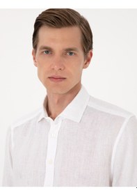 Resim Pierre Cardin Erkek Beyaz Gömlek Desenli 50303293-vr013 Beyaz 